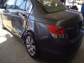 2009 HONDA ACCORD, GRAY, EX-L, 3.5L, AT,  A25082